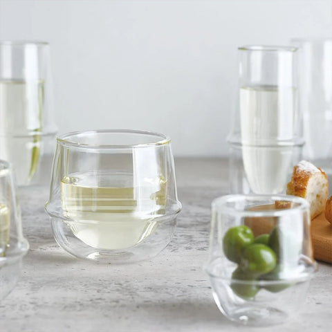 Kinto KRONOS Kieliszek do wina o podwójnych ściankach 250 ml