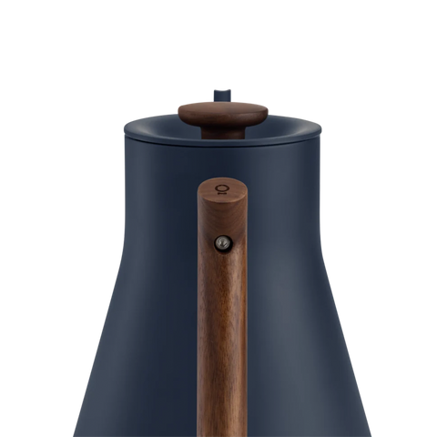 Fellow Stagg EKG PRO 0.9 L – Blue Electric Kettle with Wooden Handle