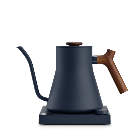 Fellow Stagg EKG PRO 0.9 L – Blue Electric Kettle with Wooden Handle