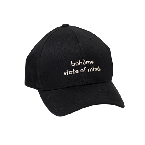 Černá kšiltovka La Bohème Café