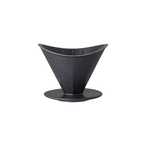 Kinto OCT coffee dripper 2 cups black