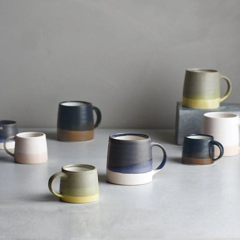 Kinto SCS Mug black x brown 110 ml