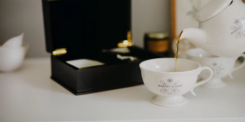 Harney & Sons tea preparation