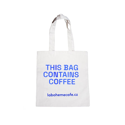 Tote Bag - “This Bag Contains Caffeine”
