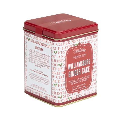 Black tea with orange and ginger Williamsburg Ginger Cake 20 pcs